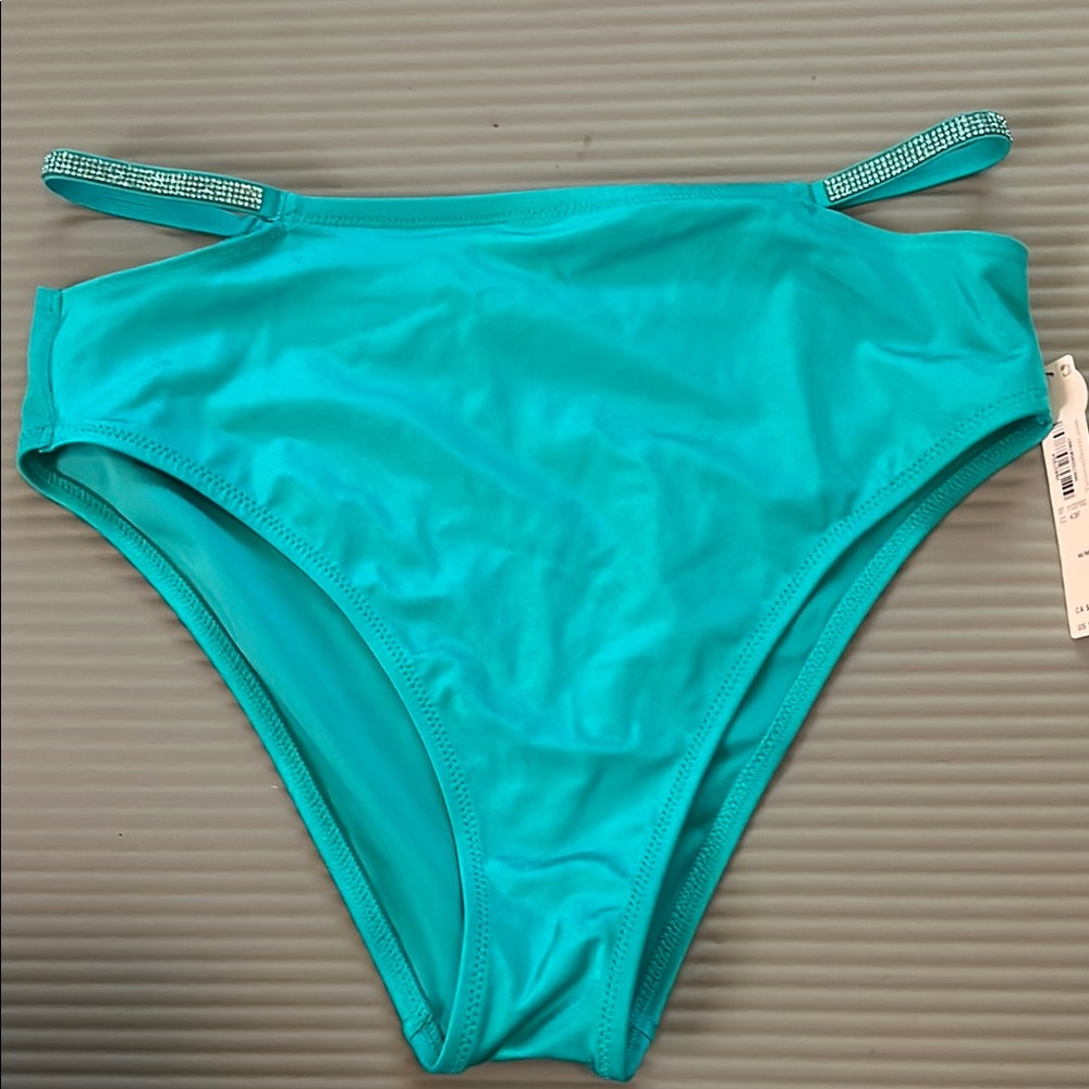 Victoria Secret Women's Green Swim Bottom